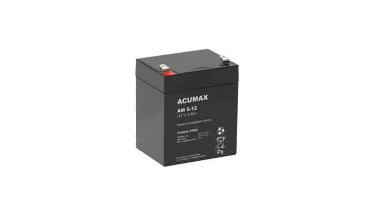 ACUMAX Akumulator 12V AM 5Ah żywotność: 6-9 lat