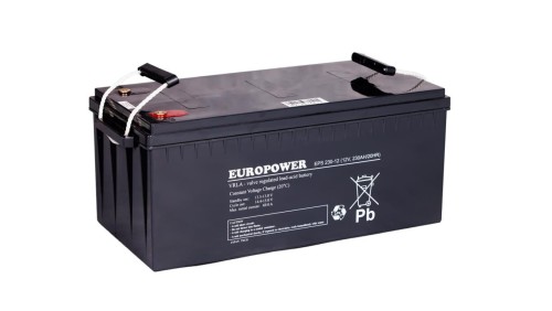 EUROPOWER Akumulator 12V EPS 230Ah żywotność: 10-12 lat