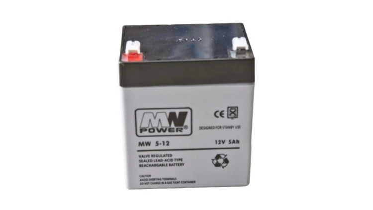 MW Power Akumulator 12V MW 5Ah żywotność: 6-9 lat terminal T1
