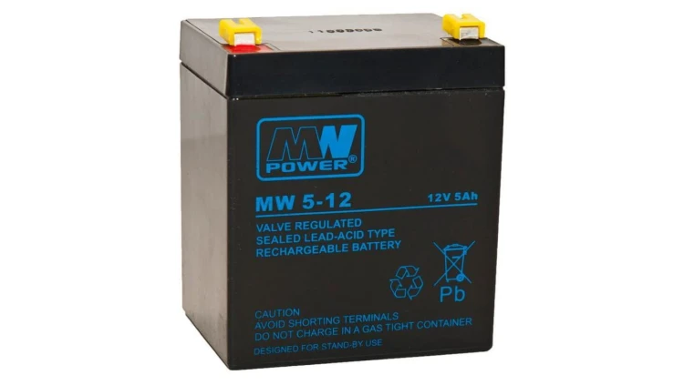 MW Power Akumulator 12V MWH 5Ah żywotność: 6-9 lat