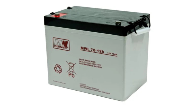 MW Power Akumulator 12V MWL 70Ah żywotność: 10-12 lat śruba M6