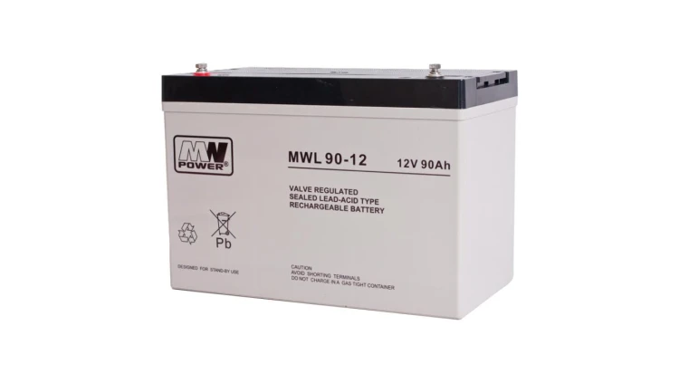 MW Power Akumulator 12V MWL 90Ah żywotność: 10-12 lat śruba M6