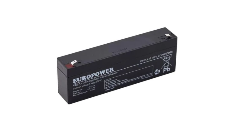 EUROPOWER Akumulator 12V EP 2,3Ah żywotność: 6-9 lat