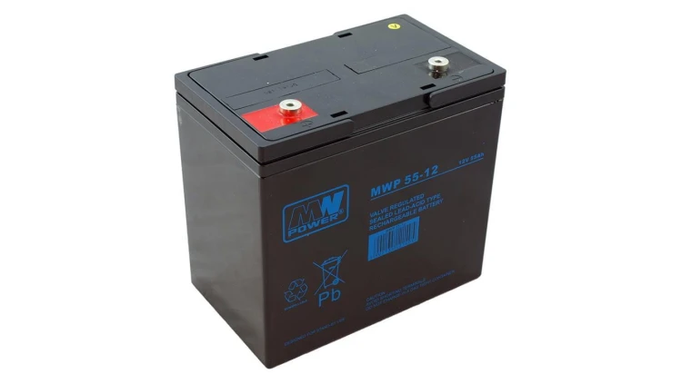 MW Power Akumulator 12V MWP 55Ah żywotność: ponad 12 lat śruba M6