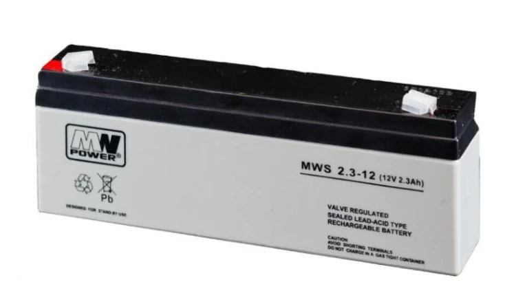 MW Power Akumulator 12V MWS 2,3Ah żywotność: 3-5 lat
