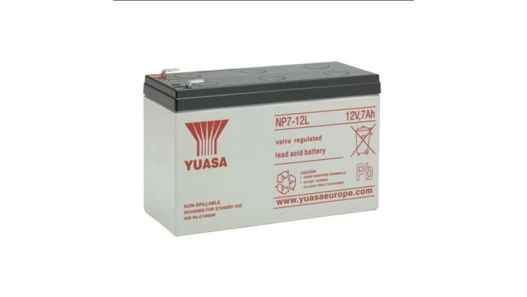 AKUMULATOR AGM YUASA NP12V-7Ah o żywotności 3-5 lat T2