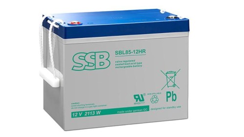AKUMULATOR AGM SBL 12V-75Ah dla C20 o żywotności 15 lat
