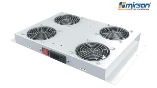 MIRSAN Wentylator z termostatem cyfrowym ( 6x wentylator ) czarny ( seria GTN/GTV/GTS )