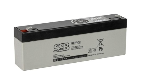 AKUMULATOR AGM SBL 12V-2,3Ah o żywotności 6-9 lat (VDS)