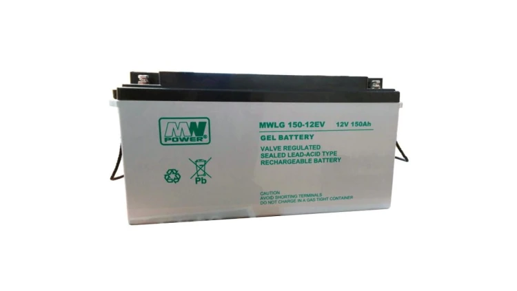 MW Power Akumulator 12V MWLG 150Ah żywotność: 12-15 lat