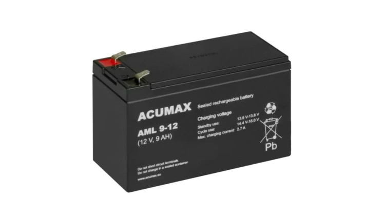 ACUMAX Akumulator 12V AML 9Ah żywotność: 10-12 lat
