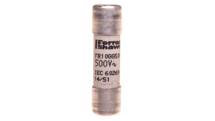 Wkładka bezpiecznikowa cylindryczna 10x38mm 6A gG 500V DF2CN06