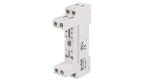 GZS80 Podstawka PIN: 8 10A 300VAC na panel,na szynę DIN -40...70C