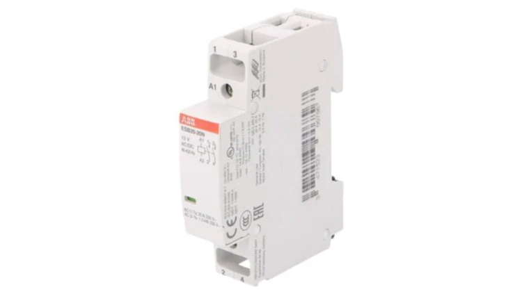 ESB20-20N-14 Stycznik 2-biegunowy instalacyjny, 20A, 12VAC,12VDC, NO x2