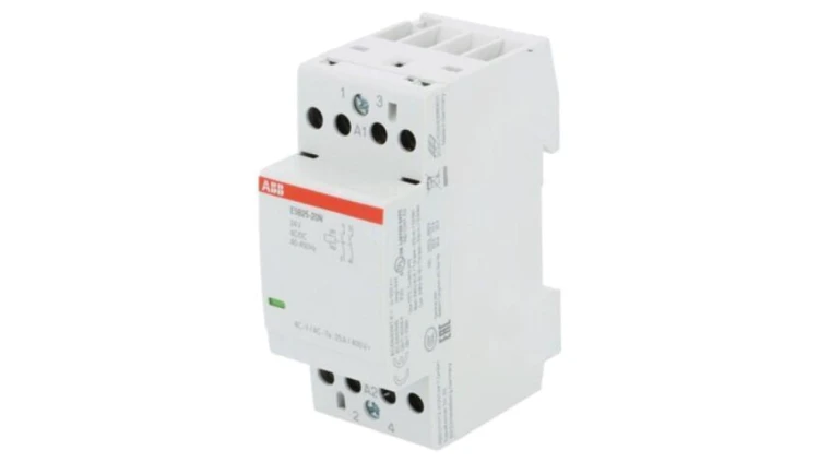 ESB25-20N-01 Stycznik 2-biegunowy instalacyjny, 25A, 24VAC,24VDC, NO x2