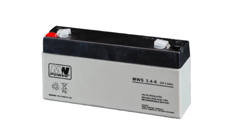 MW Power Akumulator 6V MWS 3,4Ah żywotność: 3-5 lat