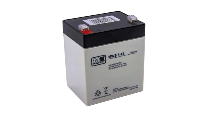MW Power Akumulator 12V MWS 5Ah żywotność: 3-5 lat