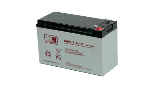 MW Power Akumulator 12V MWL 7,2Ah żywotność: 10-12 lat terminal T2