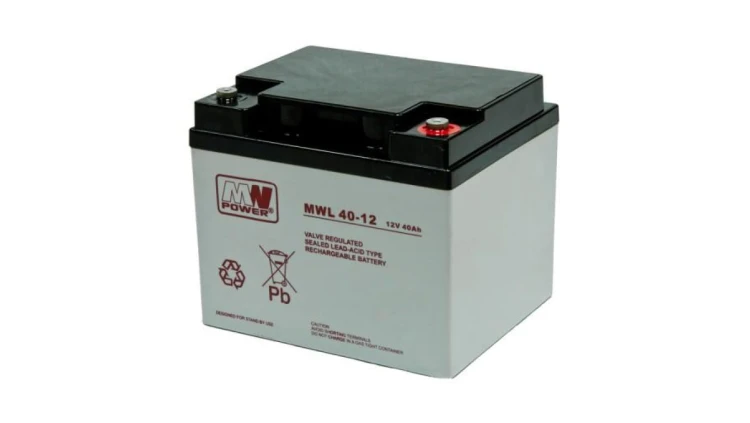 MW Power Akumulator 12V MWL 40Ah żywotność: 10-12 lat śruba M6