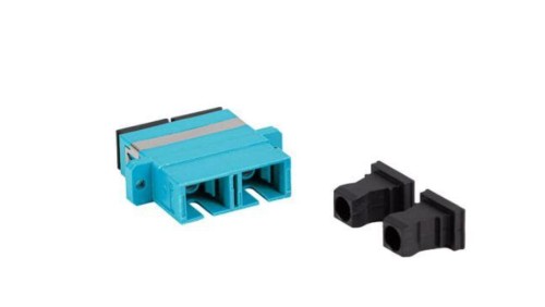 MIRSAN Adapter OM3 multimodowy SC duplex (turkusowy)