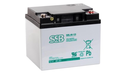 AKUMULATOR AGM SBL 12V-40Ah o żywotności 10-12 lat