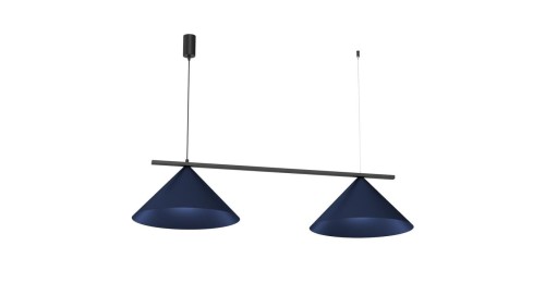 Lampa wisząca CAPITAL BLACK/NAVY BLUE 2XGX53 MLP1531 Milagro