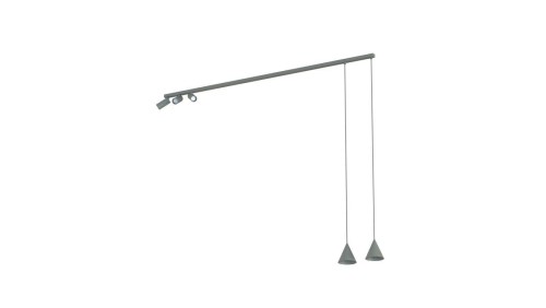 Lampa przysufitowa FOURTY 5xGU10 R50, GU10 R35 Umbra gray 11472 Nowodvorski