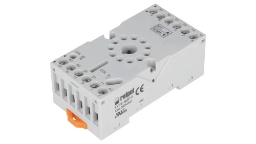 GZP11 Podstawka PIN: 11 10A 250VAC na panel,na szynę DIN -40...70C
