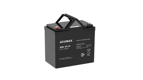 ACUMAX Akumulator 12V AML 55Ah żywotność: 10-12 lat