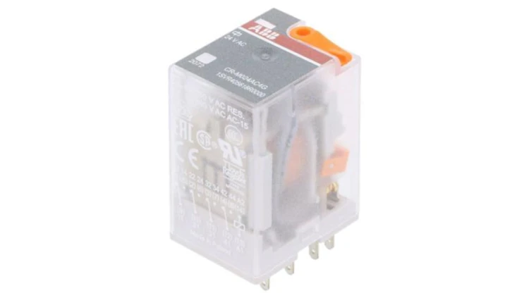 CR-M024AC4G Przekaźnik elektromagnetyczny, 4PDT, Napięcie Cewki: 24VAC, max.250VDC