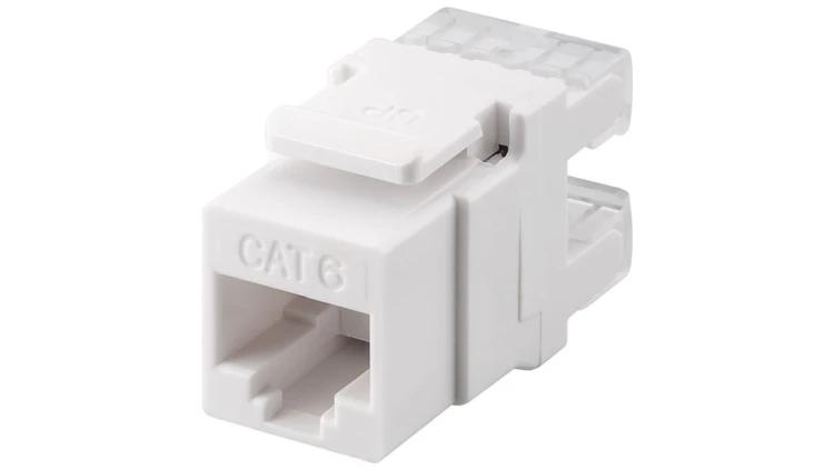 CAT 6 Gniazdo Keystone RJ45, UTP, 250 MHz