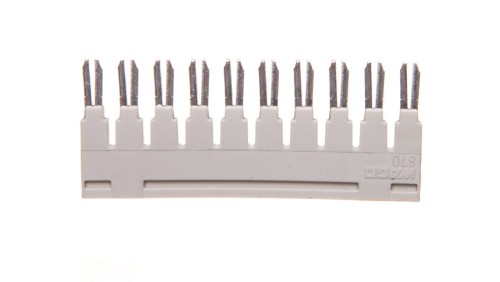 Mostek grzebieniowy 10-torowy jasnoszary 870-410