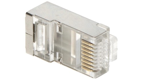 WTYK MODULARNY EKRANOWANY RJ45T/6-EKRAN*P100 TYP EZ