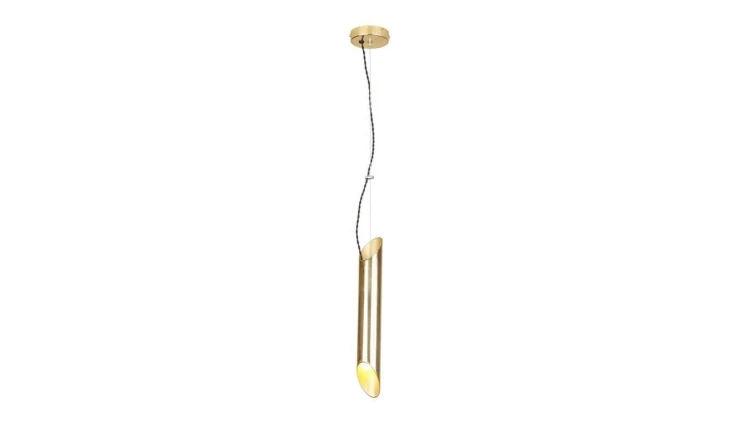 Lampa wisząca w kolorze złotym LIBRA 1xE14 MILAGRO BY MACIEJ ZIEŃ