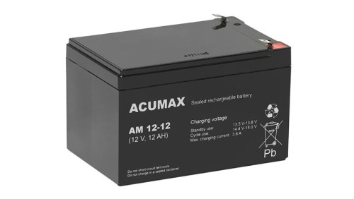 ACUMAX Akumulator 12V AM 12Ah żywotność: 6-9 lat
