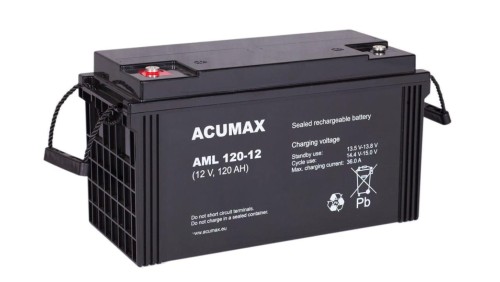 ACUMAX Akumulator 12V AML 120Ah żywotność: 10-12 lat