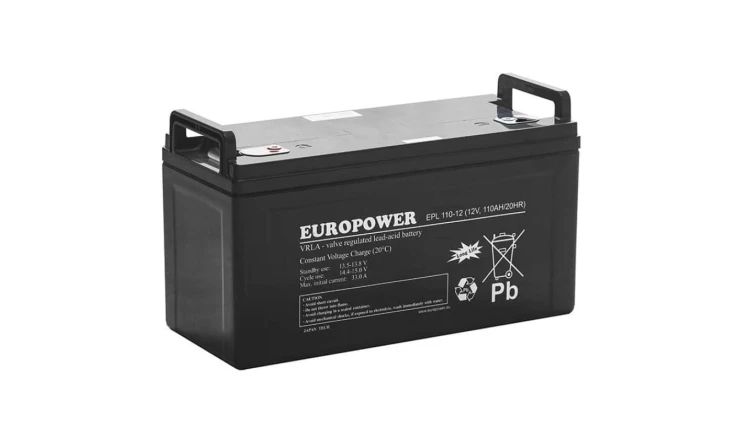EUROPOWER Akumulator 12V EPL 110Ah żywotność: ponad 12 lat