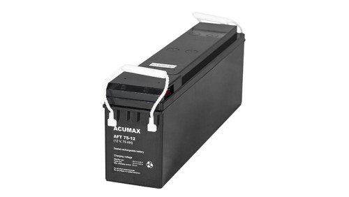 ACUMAX Akumulator 12V AFT 75Ah żywotność: 10-12 lat (front terminal)