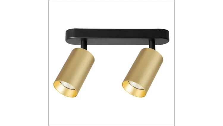 Oprawa reflektorki sufitowe Pipe Spot Złoty 2xGU10 ML1161 Milagro