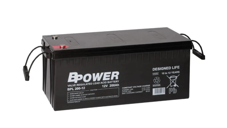 BPower Akumulator 12V BPL 200Ah żywotność: 10-12 lat