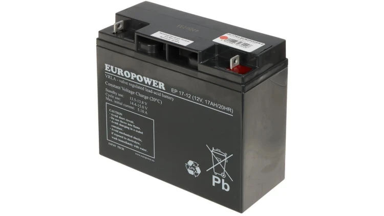 AKUMULATOR 12V/17AH-EUROPOWER-EP