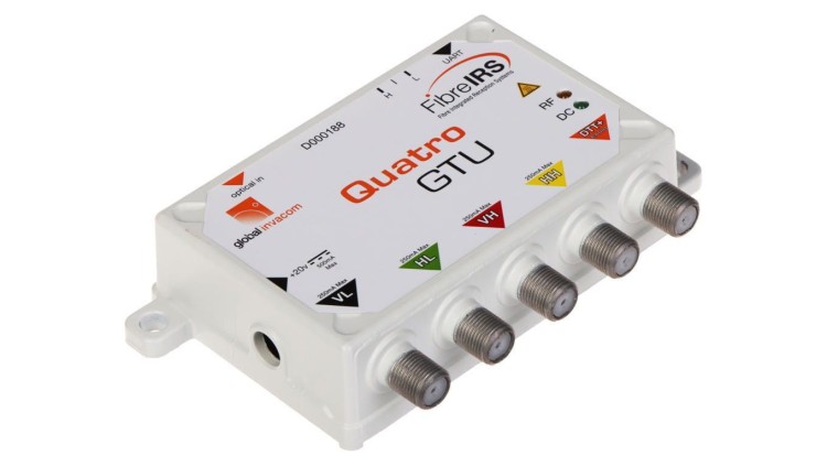 SATELITARNY ODBIORNIK OPTYCZNY GI-FIBRE-IRS-GTU/MKIII QUATRO