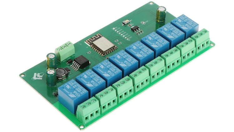 MODUŁ PRZEKAŹNIKOWY ESP12-8R-D8 Wi-Fi