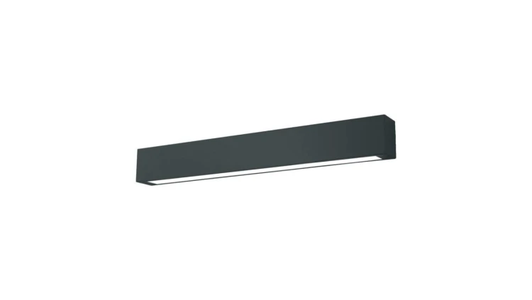 Ibros czarny kinkiet nad lustro z IP44 do łazienki, zintegrowany LED CTT GS-LWA-9W BK CCT Light Prestige