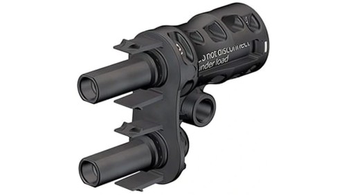 Złącze solarne MC4 dwójnik równoległy fotowoltaiczny PV IP67 Staubli Multi-Contact 2x gniazdo(+) - 1x wtyk(-) EVO2