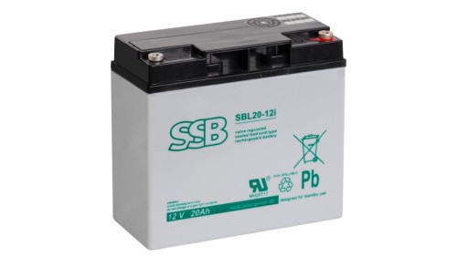 AKUMULATOR AGM SBL 12V-20Ah o żywotności 10-12 lat