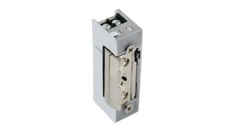 Elektrozaczep JIS 1746 symetryczny z blokadą i pamięcią 12V AC/DC