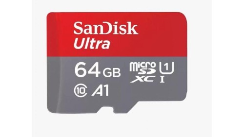 SANDISK ULTRA microSDXC 64GB 140MB/s + SD ADAPTER