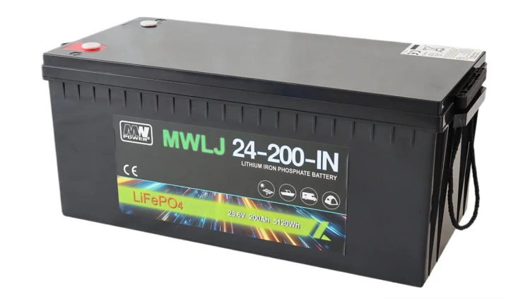 MWLJ 24-200-IN: akumulator LiFePO4 25.6V/200Ah IN / LiFePO4 battery 25.6V/200Ah IN - (522x240x218mm)