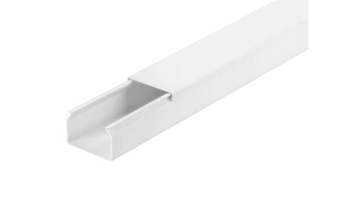KORYTO KABLOWE LISTWA KANAŁ ELEKTROINSTALACYJNY KORYTKO Z POKRYWĄ 40x25 1M 4/EB/KK 40x25/1M